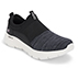GO WALK FLEX, BLACK/WHITE Footwear Right View